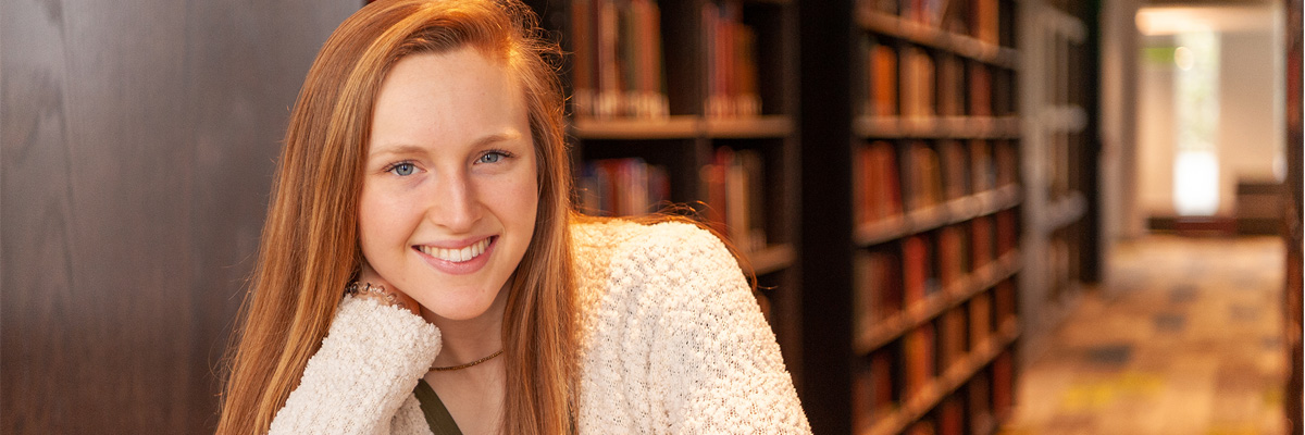 smiling high school student