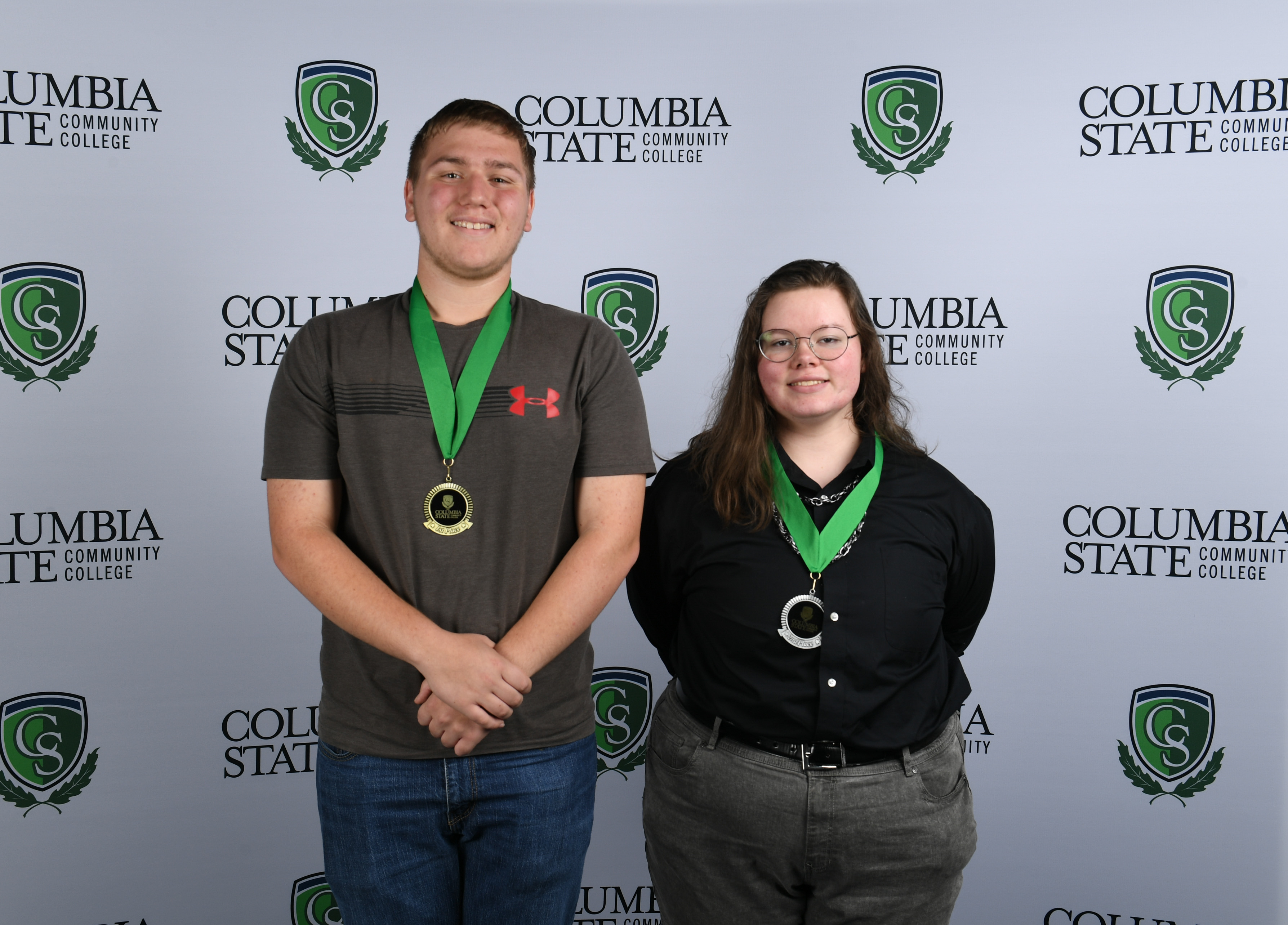 Sociology Winners (left to right): First place winner, Caleb Rector of Santa Fe Unit School; second place winner, Ella Reed of Loretto High School; and third place winner, student from East Hickman High School (not pictured).