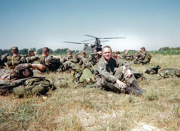 Dr. Virginia Massey-Holt during her service as an army medic.