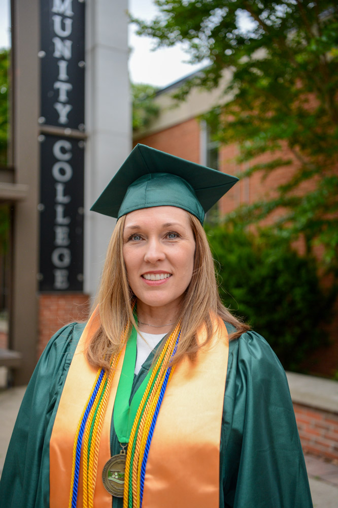 California native Pearl Mullins graduated Magna Cum Laude with an Associate of Science degree in business administration. A Tennessee Reconnect student, Mullins was a member of President’s Leadership Society, Phi Theta Kappa honor society and Sigma Kappa Delta honor society. Next, she plans to transfer to Middle Tennessee State University to earn her bachelor’s degree in integrated studies – applied leadership. Obtaining her degree while working full-time and caring for her family, Mullins said, “I will be graduating with my degree because of the support and compassion of the Columbia State staff, instructors and professors during the pandemic. They were educators first but soon took on the role of friends and confidants. In the scariest and most uncertain of times, they allowed students an opportunity to be vulnerable without judgment. I will never forget my years at Columbia State because of this.”