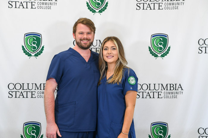 Pictured (left to right): Wayne County residents Tyler S. Beatty and Lauren N. Columbia.