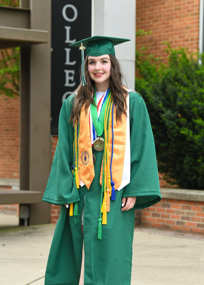 Franklin resident Annaleisa Matzirakis graduated Summa Cum Laude as a dual enrollment student with an Associate of Science degree in biology. She has served as president and vice president of the Student Government Association, the vice president of service for Phi Theta Kappa honor society and as a member of Sigma Kappa Delta honor society. She is the recipient of the College Board National Hispanic Scholar Merit Award, the Biology Research Academic Excellence Award, Chemistry Academic Discipline Award, the Academic Excellence Award and the Carolyn Allred/Lewis Moore Outstanding Student Award. She has also been nominated the All-USA Academic Team and received first place at the Columbia State Academic and Research Fair. Next, Matzirakis plans to attend Auburn University on a full-ride scholarship and as part of the Honors College to major in applied biotechnology. She hopes to eventually work in pharmaceutical and experimental research for drug discovery. “My favorite thing about Columbia State is the unrivaled support from faculty and staff,” she said. “Throughout my entire time here, I have not once had a professor who has wanted and supported anything other than my success and the success of other students. Whether I needed a letter of recommendation, assistance in finding external opportunities such as internships or employment, extra help and support in class, or even just needing an ear to listen and/or offer some advice, all of the faculty and staff at Columbia State have made themselves more than available, and I am forever grateful for that.”