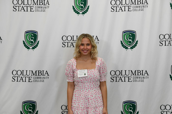 Savannah G. Jerde received TCCAA First Team and NJCAA Third Team All-Academic Athletics Women's Soccer awards. Not pictured: Katie Renee Morisi received a TCCAA Second Team All-Academic Athletics Women's Soccer award.