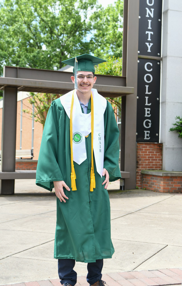 Brentwood resident Zaid Aguilar graduated Summa Cum Laude with an Associate of Science degree in computer science. A Tennessee Promise student, Aguilar served as the Williamson Campus senator of the Student Government Association. He is a recipient of the Computer Science Academic Discipline Award and Academic Excellence. Next, Aguilar plans to continue his education in computer science at Middle Tennessee State University. “I believe that Columbia State has allowed me to get out of my comfort zone mentally,” he said. “The classes at Columbia State have allowed me to think critically about the subjects I am covering. The Student Government Association has allowed me to develop skills in leadership and planning. In addition, working as a tutor has allowed me to more deeply understand the subjects that I have previously learned.”