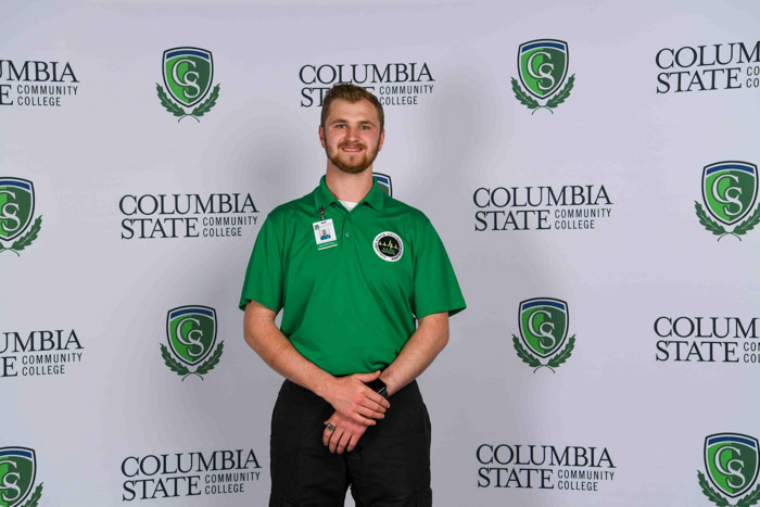 Rutherford County emergency medical technician graduate Benjamin Schumacher.