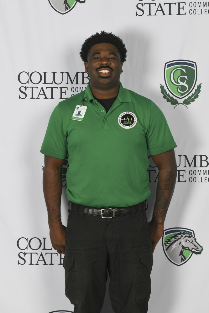 Dickson County emergency medical technician graduate Tyler McKinney.