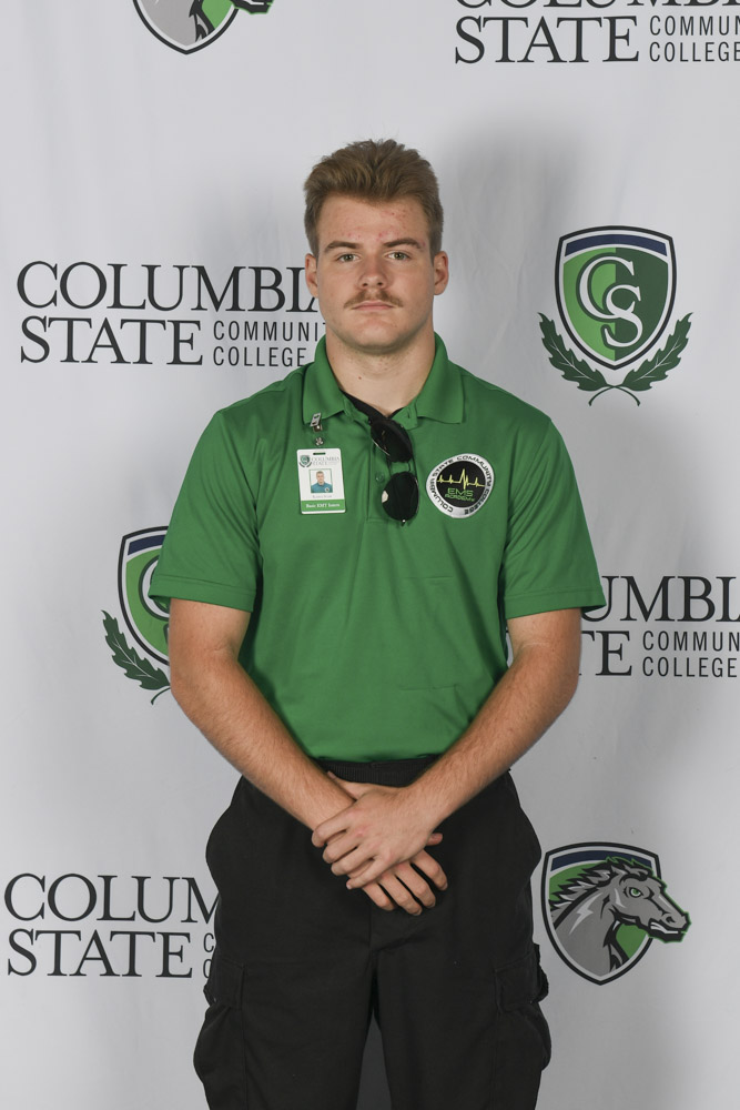 Rutherford County emergency medical technician graduate Karter Scott.