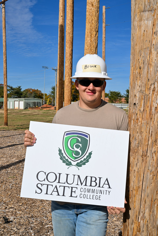 Dr. B.I. Naddy Support for Veterans Grant recipient Brock Anderson from Lewisburg.