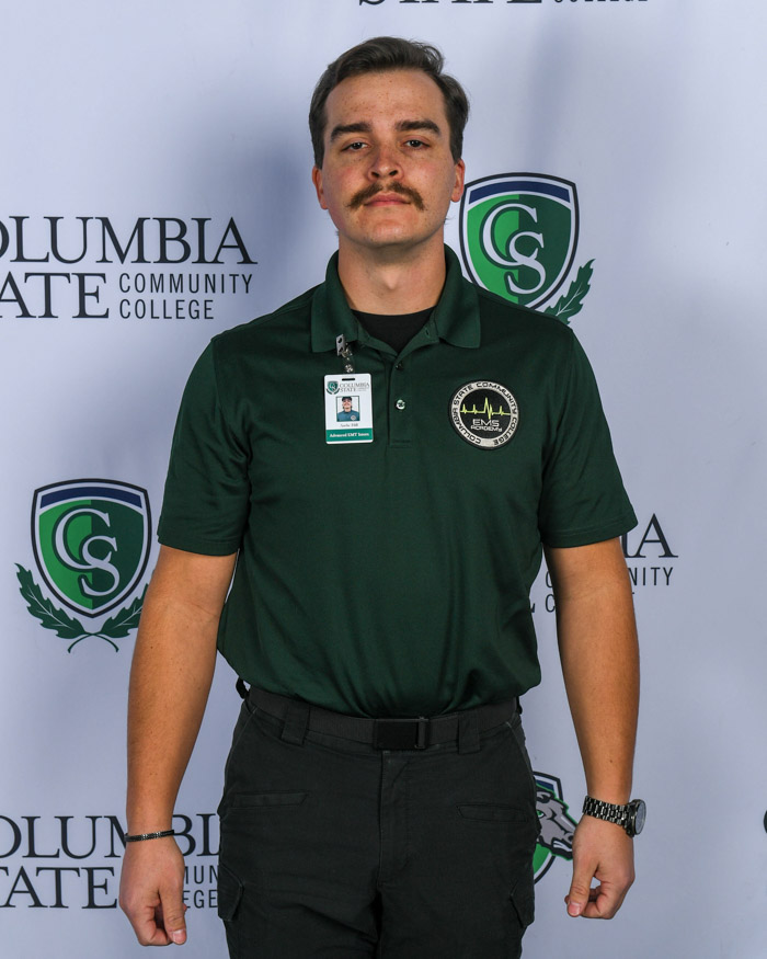 Marshall County advanced emergency medical technician graduate Edmund Hill.