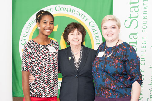 Dr. Smith and two female students