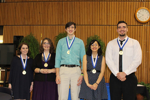 Group with medals